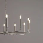 Nowodvorski Żyrandol ORTO B 10W only LED 50/60Hz - Stal lakierowana - Silk gray 11465