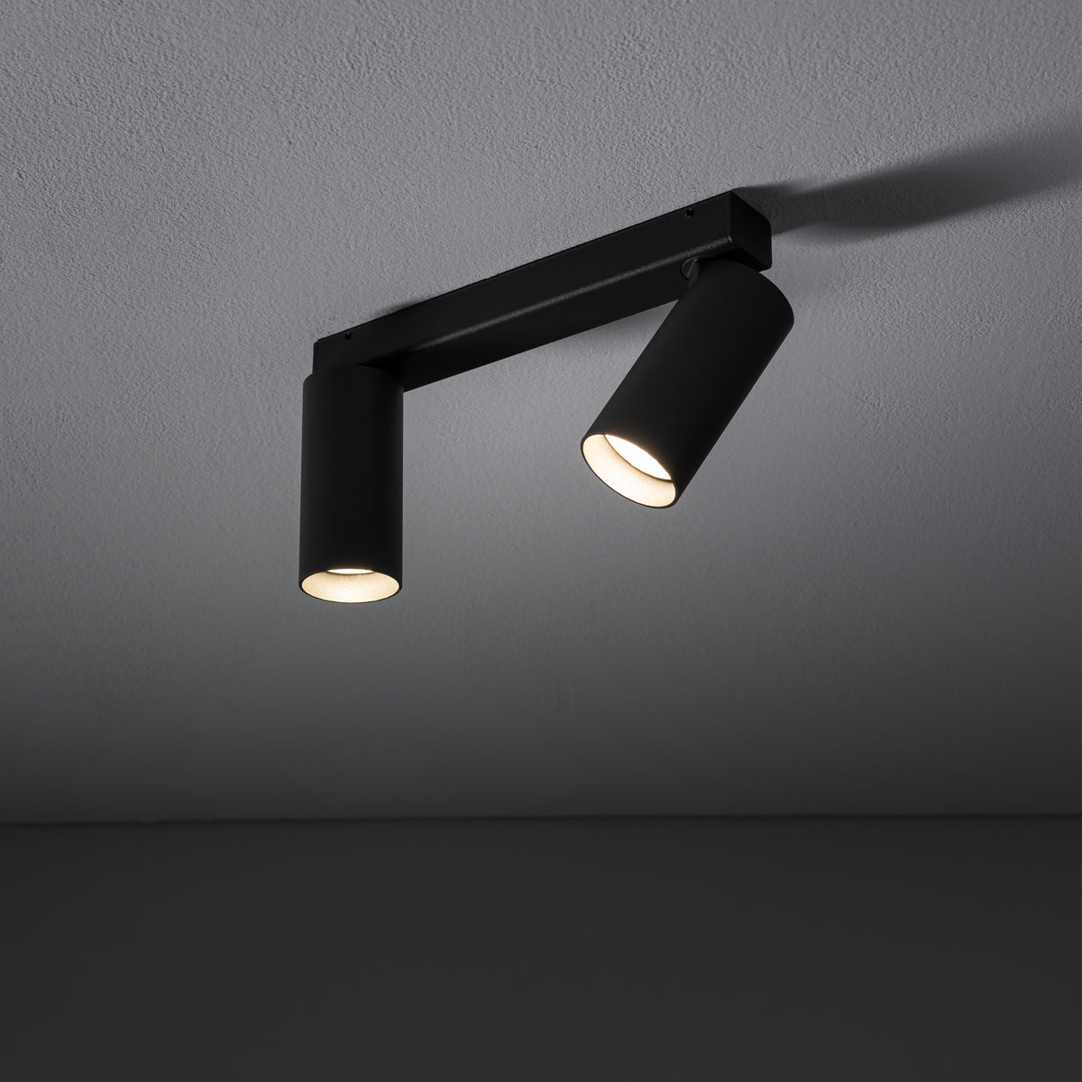 Nowodvorski Reflektorek / Spot FOURTY 10W only LED 50/60Hz - Aluminium lakierowane - Umbra gray I 11466 - lampa włączona