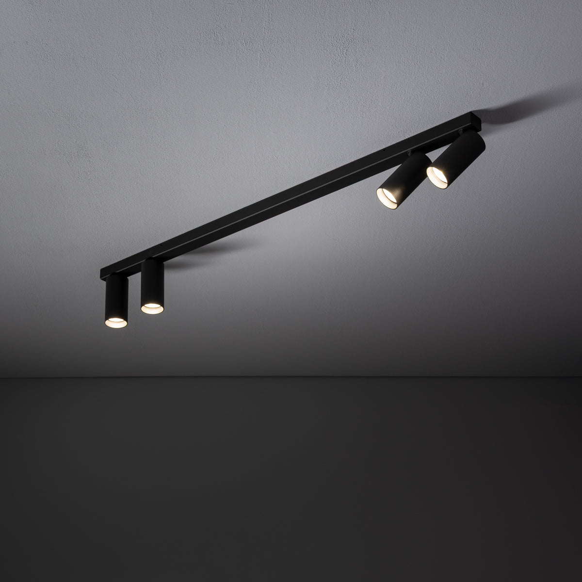 Nowodvorski Reflektorek / Spot FOURTY 10W only LED 50/60Hz - Aluminium lakierowane - Umbra gray II 11467 - lampa włączona