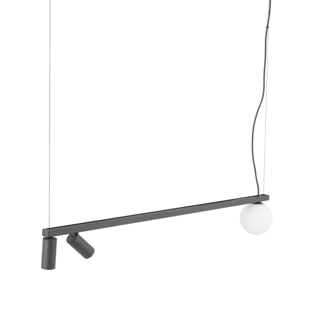 Nowodvorski Lampa wisząca FOURTY 10W only LED 50/60Hz - Aluminium lakierowane - Umbra gray 11471