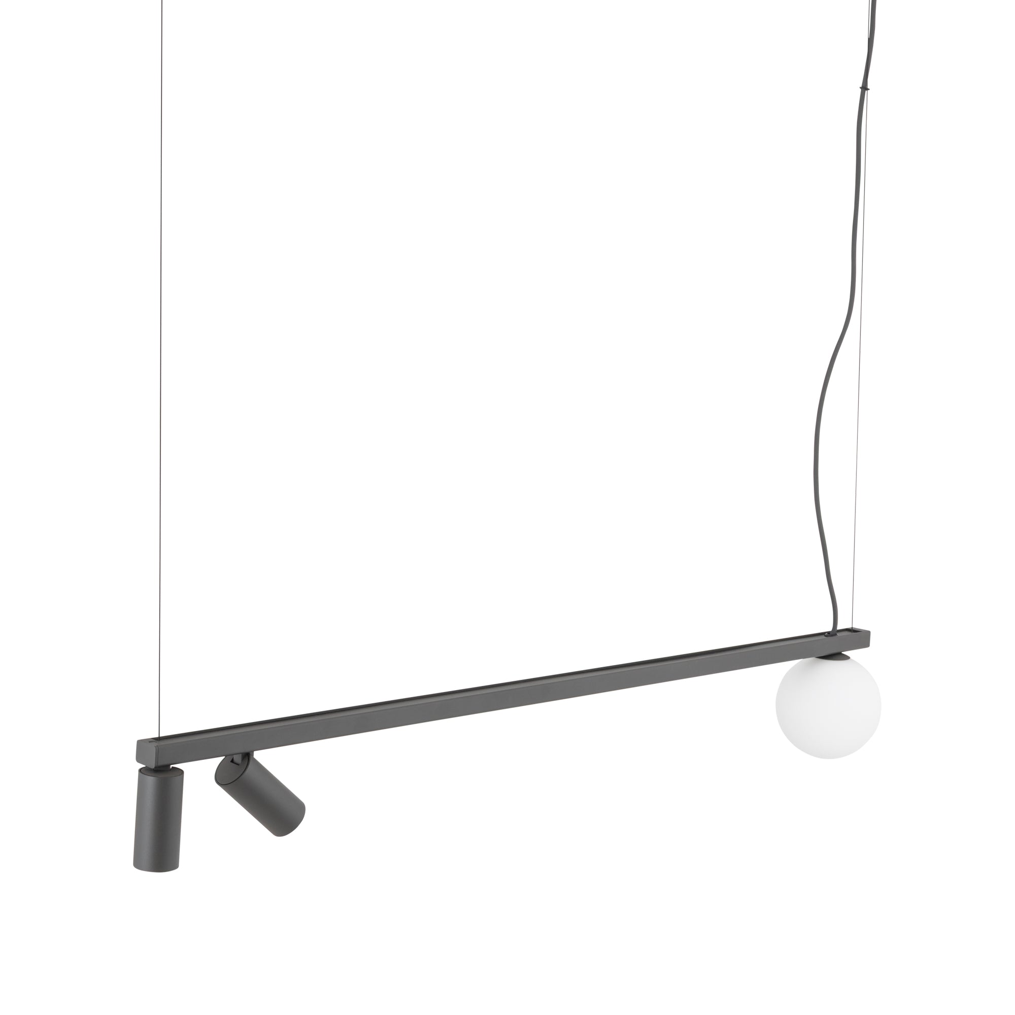 Nowodvorski Lampa wisząca FOURTY 10W only LED 50/60Hz - Aluminium lakierowane - Umbra gray 11471