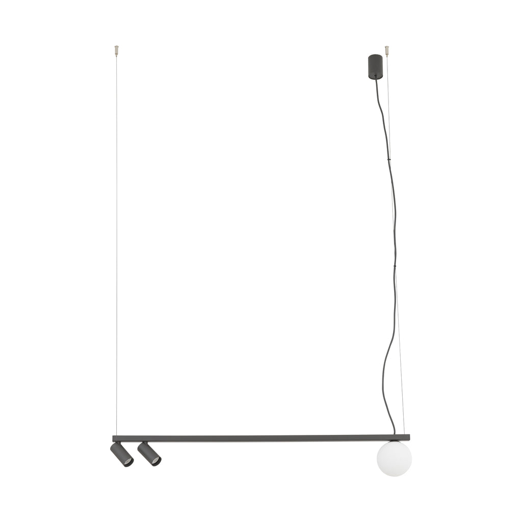 Nowodvorski Lampa wisząca FOURTY 10W only LED 50/60Hz - Aluminium lakierowane - Umbra gray