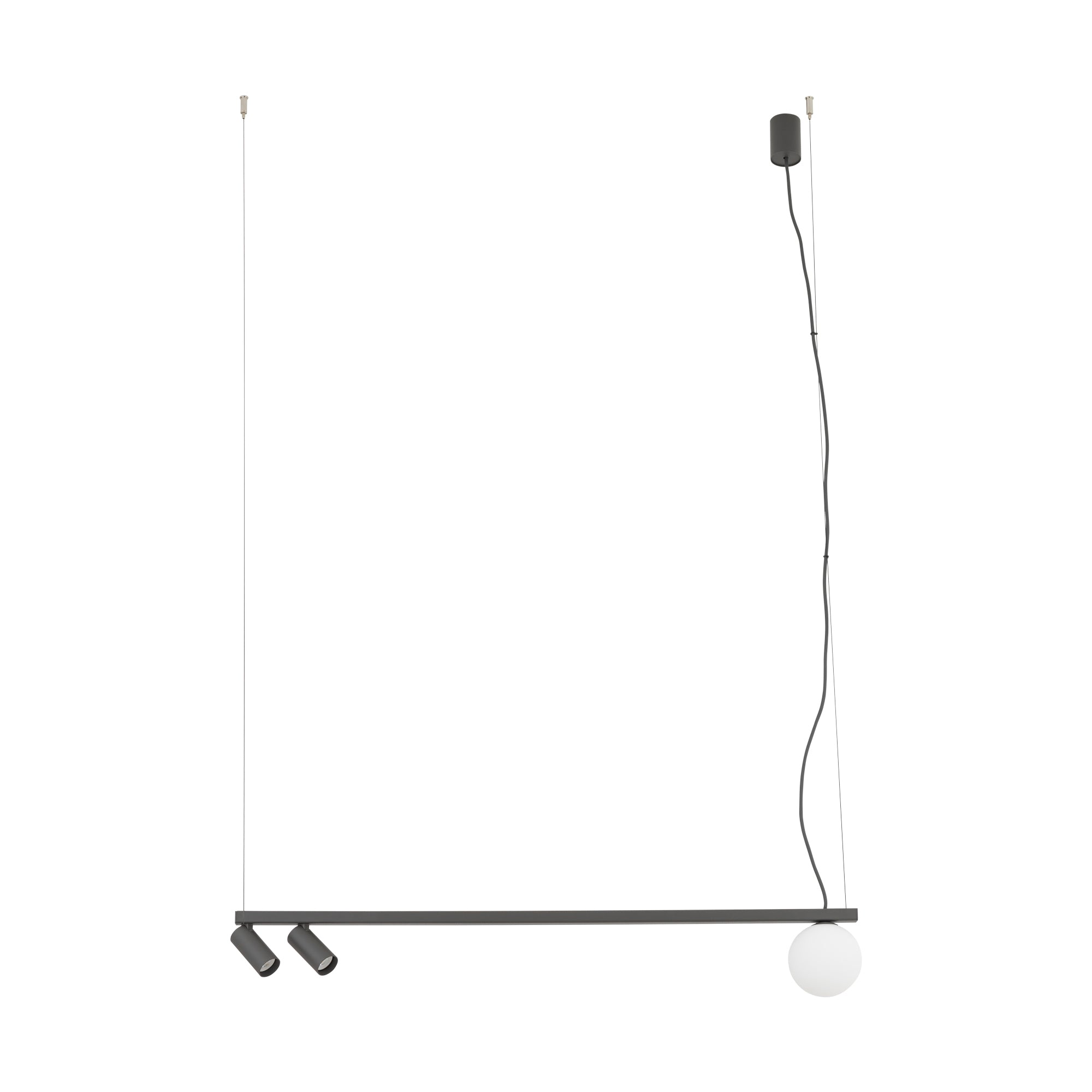 Nowodvorski Lampa wisząca FOURTY 10W only LED 50/60Hz - Aluminium lakierowane - Umbra gray