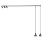 Nowodvorski Lampa przysufitowa FOURTY 10W only LED 50/60Hz - Aluminium lakierowane - Umbra gray