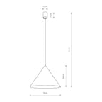 Nowodvorski Lampa wisząca ZENITH L 20W only LED 50/60Hz - Stal lakierowana - Umbra blue 11484
