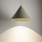 Nowodvorski Lampa wisząca ZENITH M 20W only LED 50/60Hz - Stal lakierowana - Sage green 11485