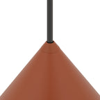 Nowodvorski Lampa wisząca ZENITH M 20W only LED 50/60Hz - Stal lakierowana - Terracotta
