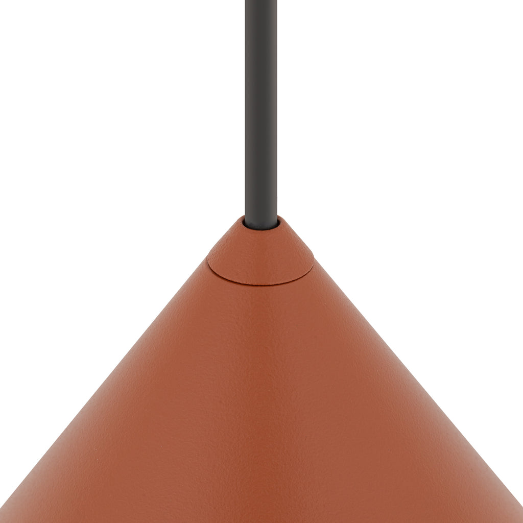 Nowodvorski Lampa wisząca ZENITH S 20W only LED 50/60Hz - Stal lakierowana - Terracotta