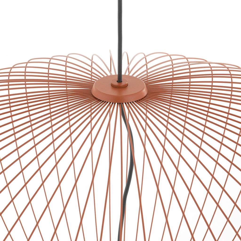 Nowodvorski Lampa wisząca PUMPKIN L 10W only LED 50/60Hz - Stal lakierowana - Terracotta