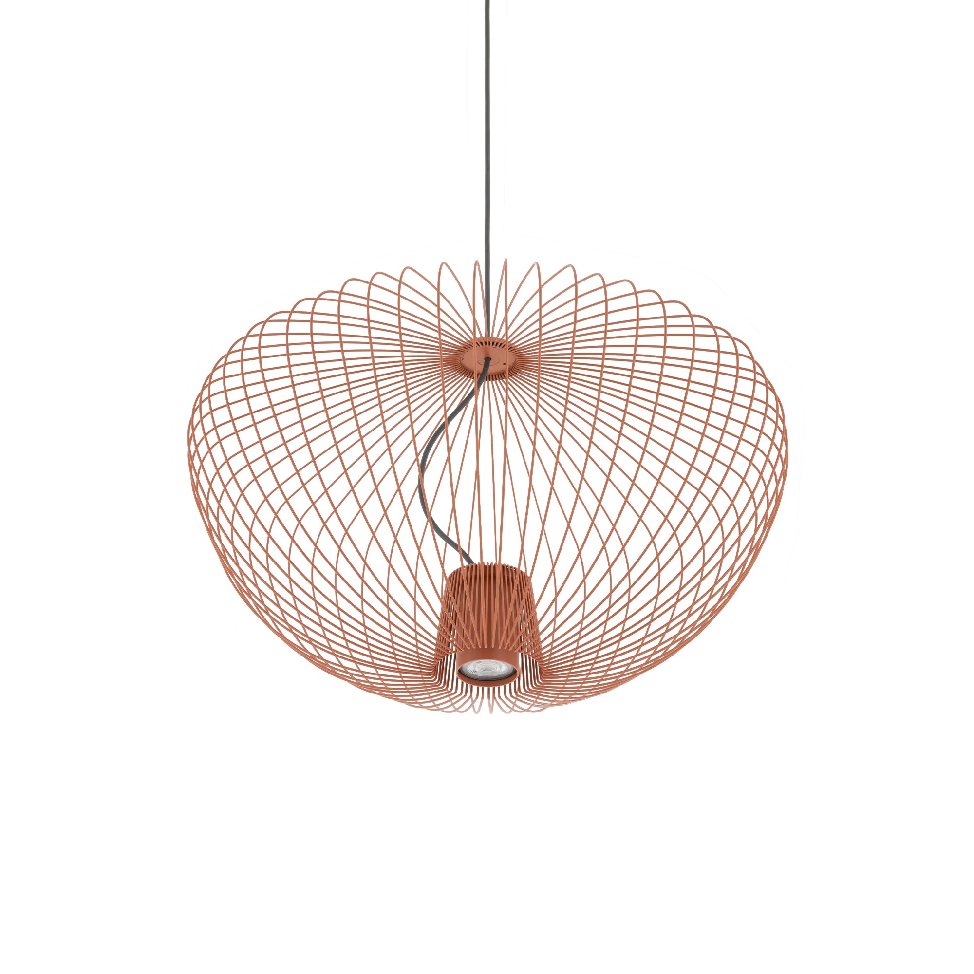 Nowodvorski Lampa wisząca PUMPKIN M 10W only LED 50/60Hz - Stal lakierowana - Terracotta