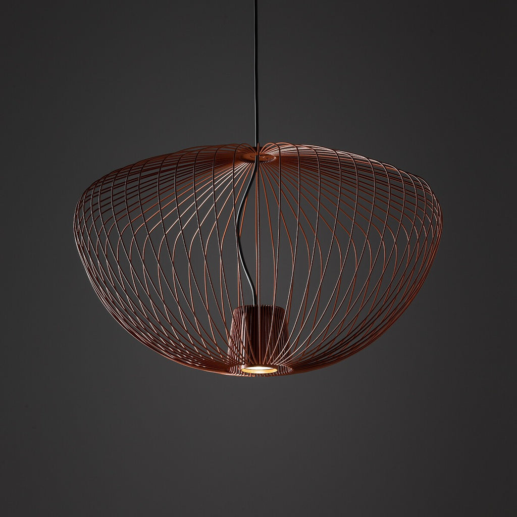 Nowodvorski Lampa wisząca PUMPKIN M 10W only LED 50/60Hz - Stal lakierowana - Terracotta 11495