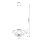 Nowodvorski Lampa wisząca PUMPKIN M 10W only LED 50/60Hz - Stal lakierowana - Terracotta 11495
