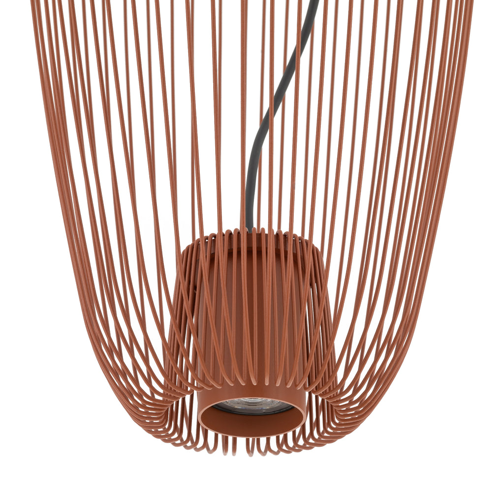 Nowodvorski Lampa wisząca PUMPKIN S 10W only LED 50/60Hz - Stal lakierowana - Terracotta