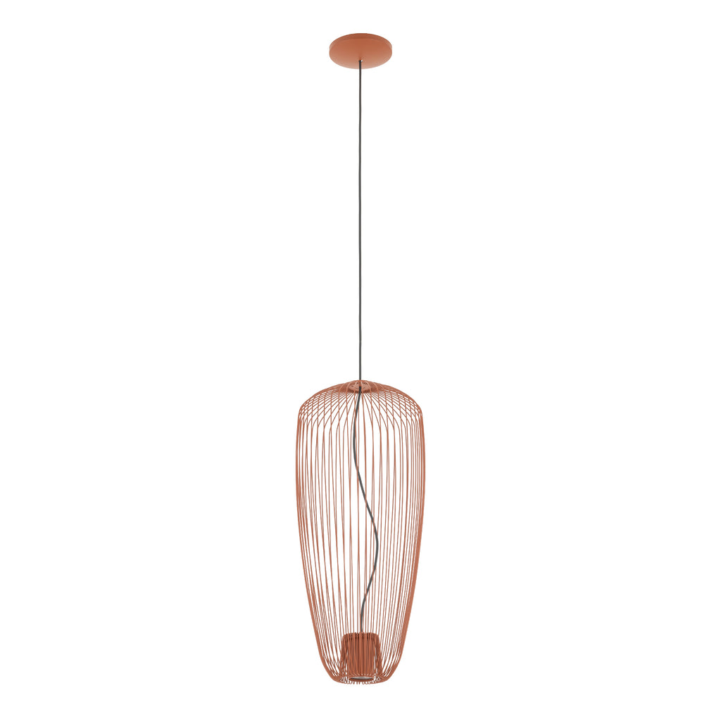 Nowodvorski Lampa wisząca PUMPKIN S 10W only LED 50/60Hz - Stal lakierowana - Terracotta