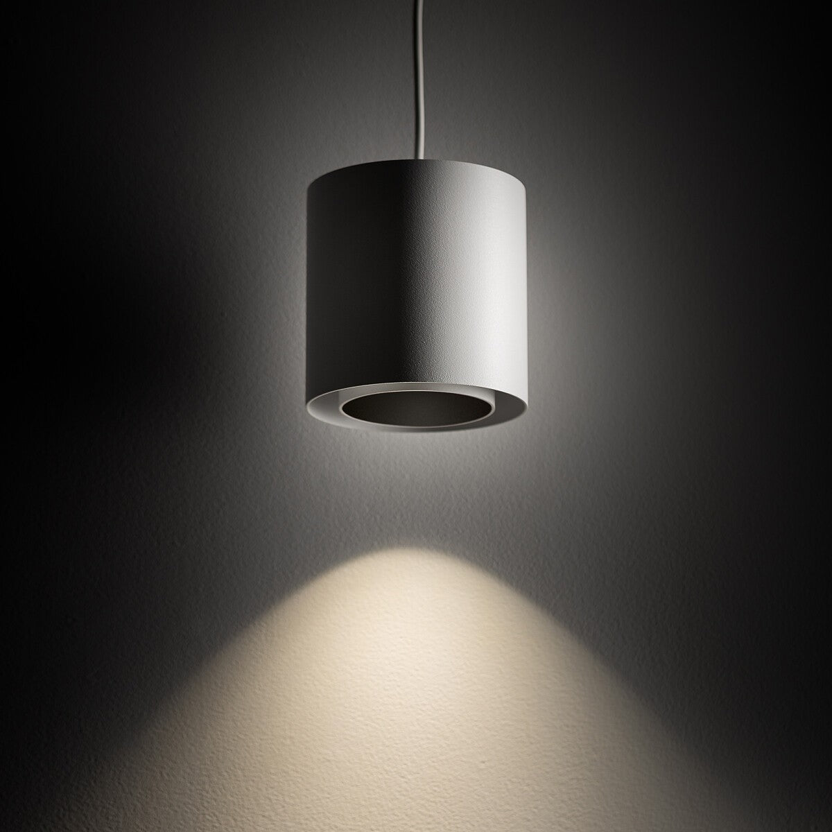 Nowodvorski Lampa wisząca POINT DUO 10W only LED 50/60Hz - Stal lakierowana - Biały 11510 - lampa włączona