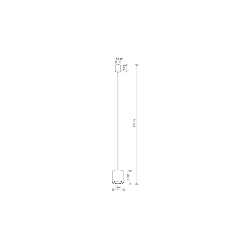 Nowodvorski Lampa wisząca POINT DUO 10W only LED 50/60Hz - Stal lakierowana - Czarny I 11511