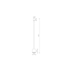 Nowodvorski Lampa wisząca POINT DUO 10W only LED 50/60Hz - Stal lakierowana - Czarny I 11511