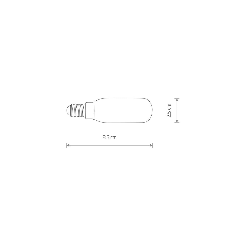 Nowodvorski BULB LED E14, T25, 4W E14 50/60Hz - Szkło - Biały 11525
