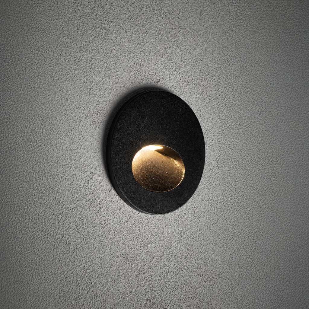 Nowodvorski Lampa ścienna wbudowana AVA LED 3W 220-230 50/60 IP54 - Aluminium lakierowane - Czarny 11530
