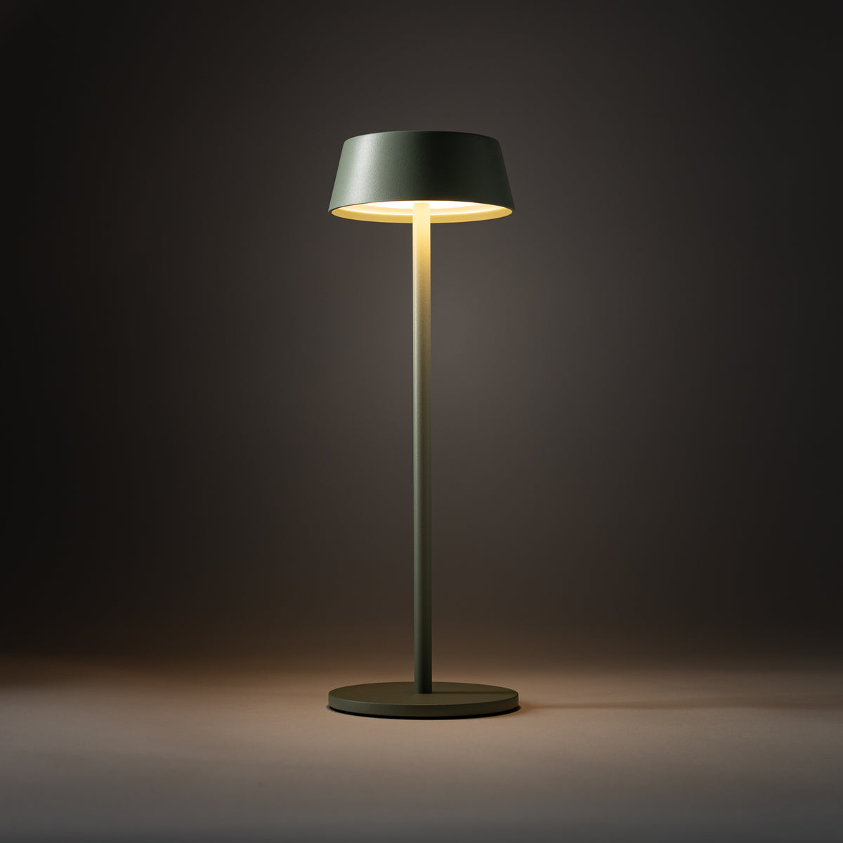 Nowodvorski Lampa przenośna AMY LED 2W 5 IP54 - Aluminium lakierowane - Zielony 11535 - lampa włączona
