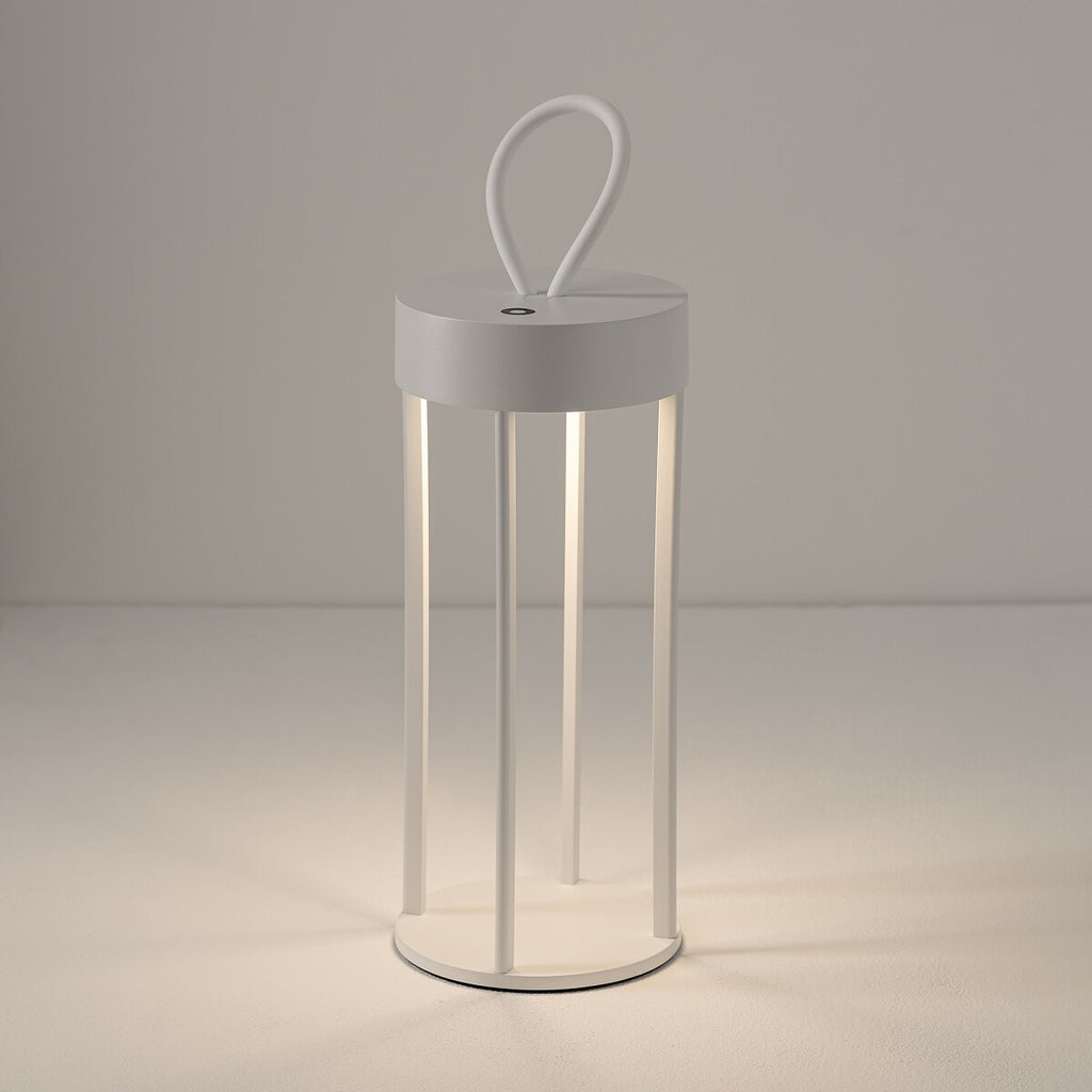 Nowodvorski Lampa przenośna NALA LED 4W 5 IP54 - Aluminium lakierowane - Biały 11537