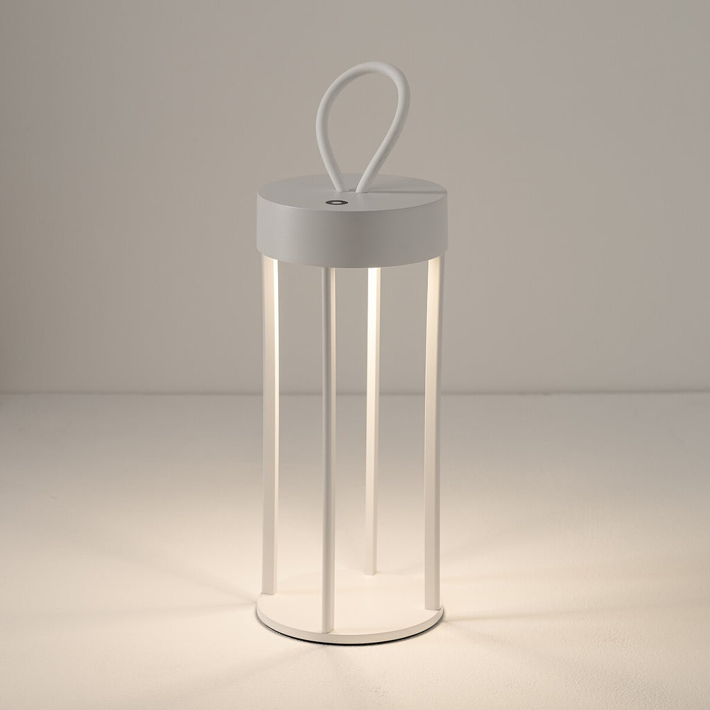 Nowodvorski Lampa przenośna NALA LED 4W 5 IP54 - Aluminium lakierowane - Biały 11537