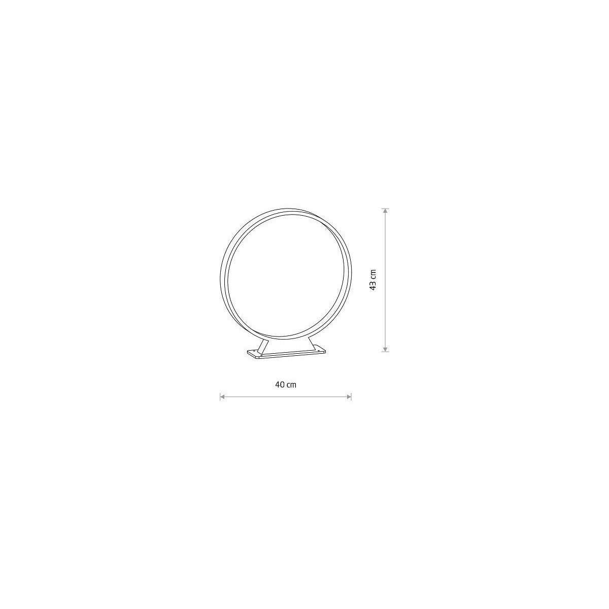 Nowodvorski Lampa stojąca LIV LED 6W 220-230 50/60 IP54 - Aluminium lakierowane - Czarny 11538