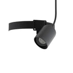 Nowodvorski Lampa ścienna natynkowa RUMI LED 7W 24 IP54 - Aluminium lakierowane - Czarny 11543