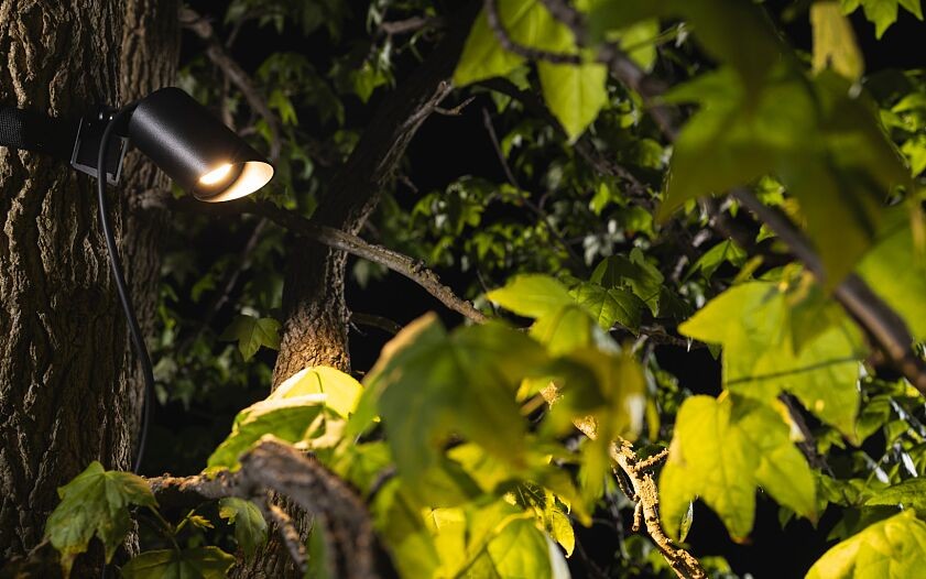 Nowodvorski Lampa ścienna natynkowa RUMI LED 7W 24 IP54 - Aluminium lakierowane - Czarny 11543