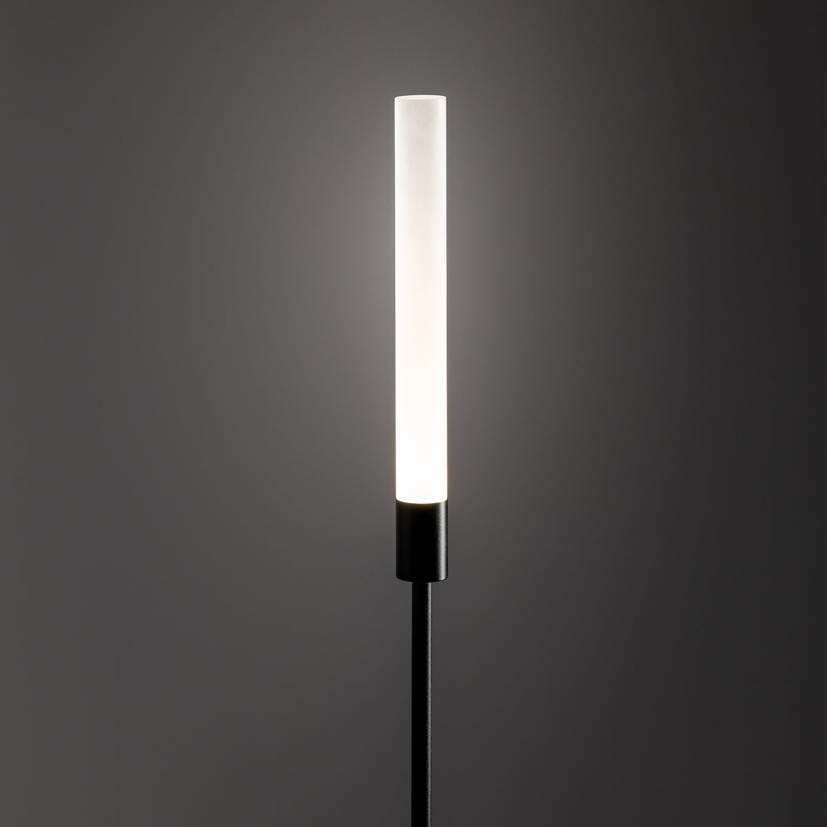 Nowodvorski Lampa gruntowa ZOLA LED 3W 24 IP54 - Aluminium lakierowane - Czarny 11546 - lampa włączona