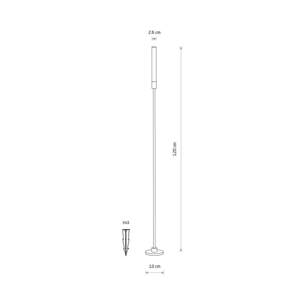 Nowodvorski Lampa gruntowa ZOLA LED 3W 24 IP54 - Aluminium lakierowane - Czarny 11546