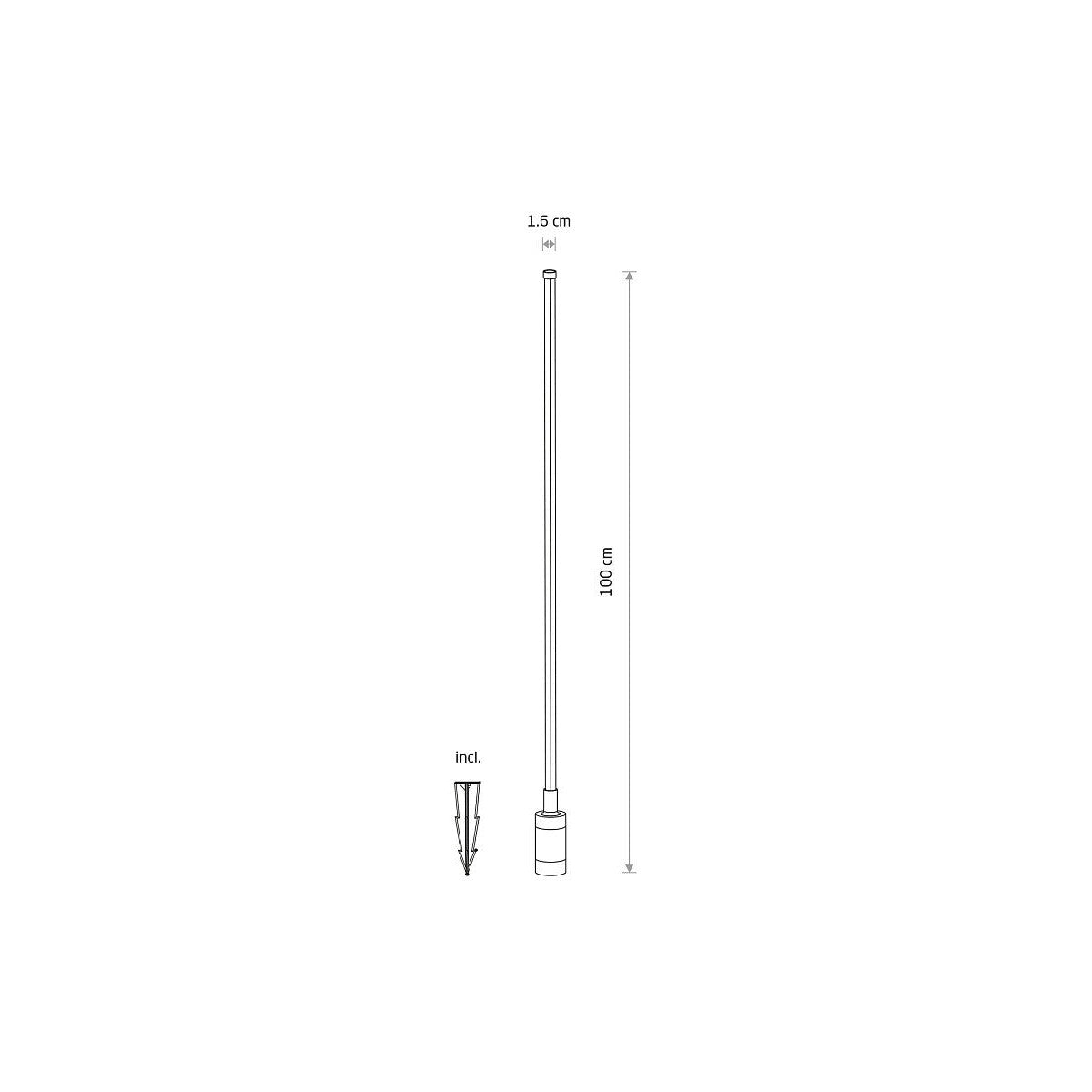Nowodvorski Lampa gruntowa ZURI LED 12W 220-230 50/60 IP54 - Aluminium lakierowane - Czarny 11547