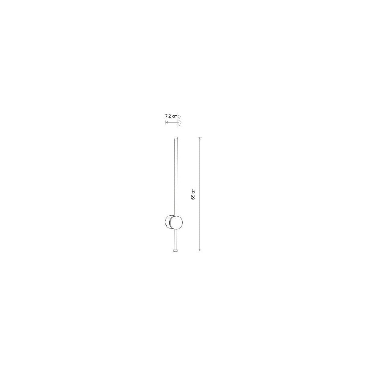 Nowodvorski Lampa ścienna natynkowa ORLA LED S 12W 220-230 50/60 IP54 - Aluminium lakierowane - Czarny 11548