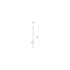 Nowodvorski Lampa ścienna natynkowa ORLA LED S 12W 220-230 50/60 IP54 - Aluminium lakierowane 11551