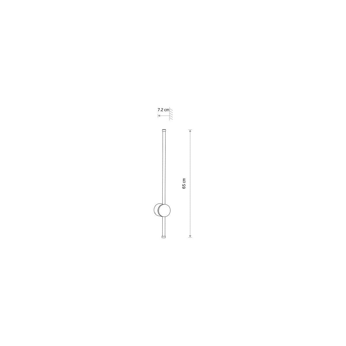 Nowodvorski Lampa ścienna natynkowa ORLA LED S 12W 220-230 50/60 IP54 - Aluminium lakierowane 11551