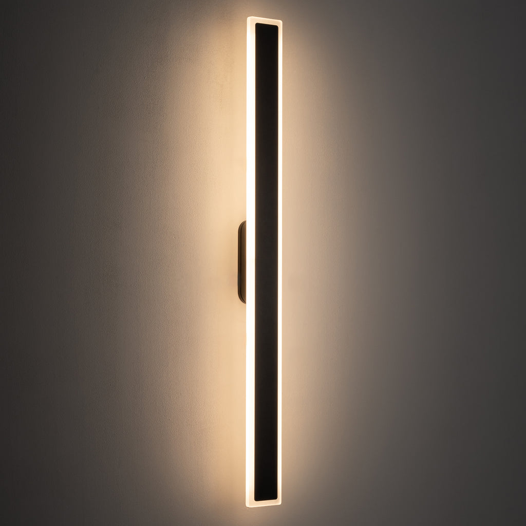 Nowodvorski Lampa ścienna natynkowa ISLA LED 22W 220-230 50/60 IP54 - Aluminium lakierowane - Czarny 11553