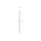 Nowodvorski Lampa ścienna natynkowa ISLA LED 22W 220-230 50/60 IP54 - Aluminium lakierowane - Czarny 11553