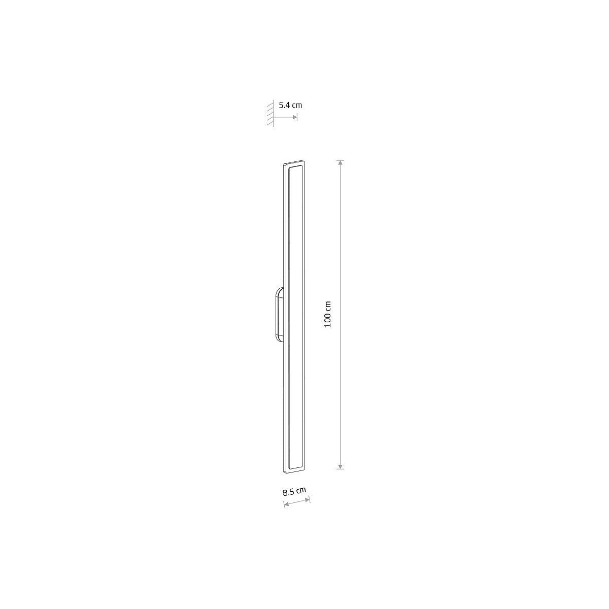 Nowodvorski Lampa ścienna natynkowa ISLA LED 22W 220-230 50/60 IP54 - Aluminium lakierowane - Beżowy 11554