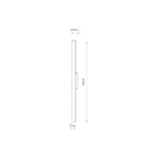 Nowodvorski Lampa ścienna natynkowa DEMI LED M 18W 220-230 50/60 IP54 - Aluminium lakierowane - Beżowy 11556