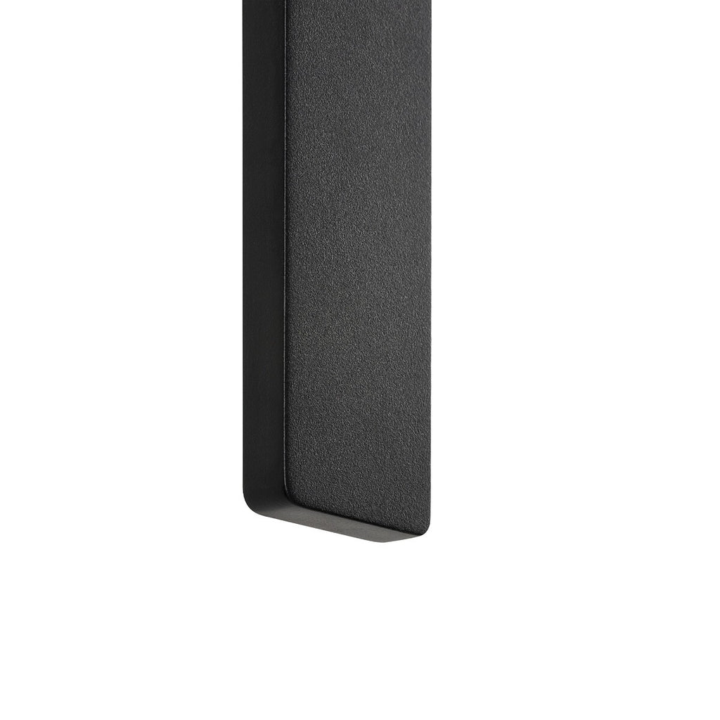 Nowodvorski Lampa ścienna natynkowa DEMI LED L 24W 220-230 50/60 IP54 - Aluminium lakierowane - Czarny 11558