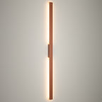 Nowodvorski Lampa ścienna natynkowa DEMI LED L 24W 220-230 50/60 IP54 - Aluminium lakierowane - Terakota 11561