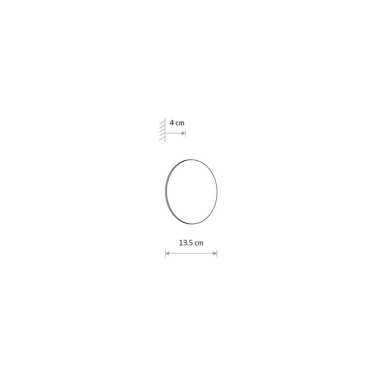 Nowodvorski Lampa ścienna natynkowa ARIA LED S 6W 220-230 50/60 IP54 - Aluminium lakierowane - Czarny 11562