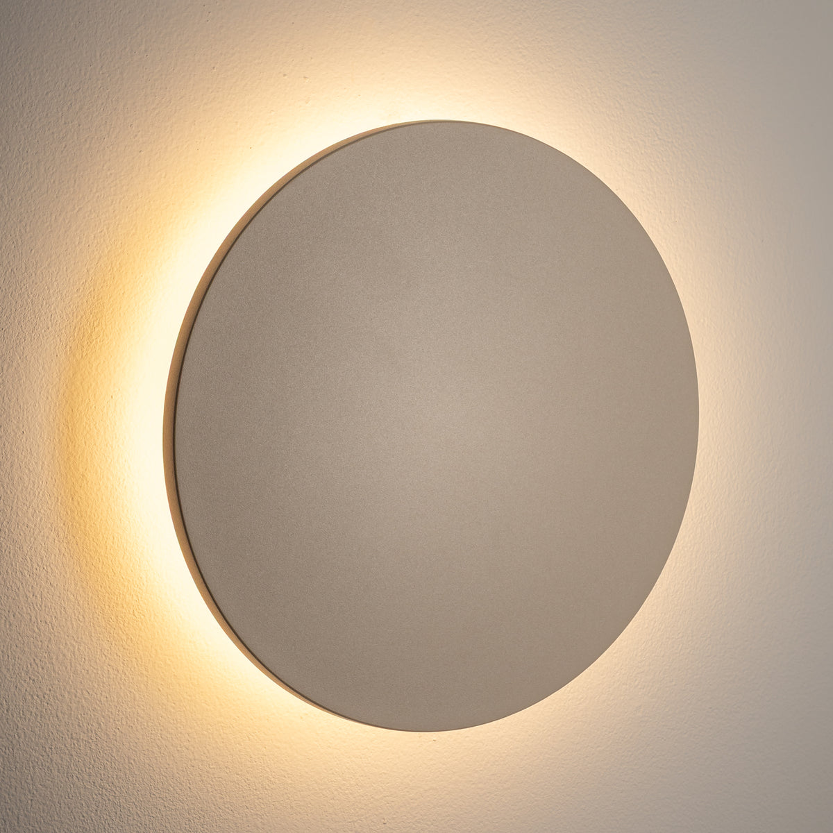 Nowodvorski Lampa ścienna natynkowa ARIA LED L 12W 220-230 50/60 IP54 - Aluminium lakierowane - Beżowy 11570 - lampa włączona