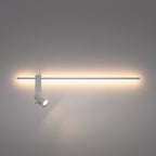 Nowodvorski Kinkiet regulowany z włącznikiem EASY LED LEFT 1x10W only LED, 1x11W LED 50/60Hz - Aluminium - Biały