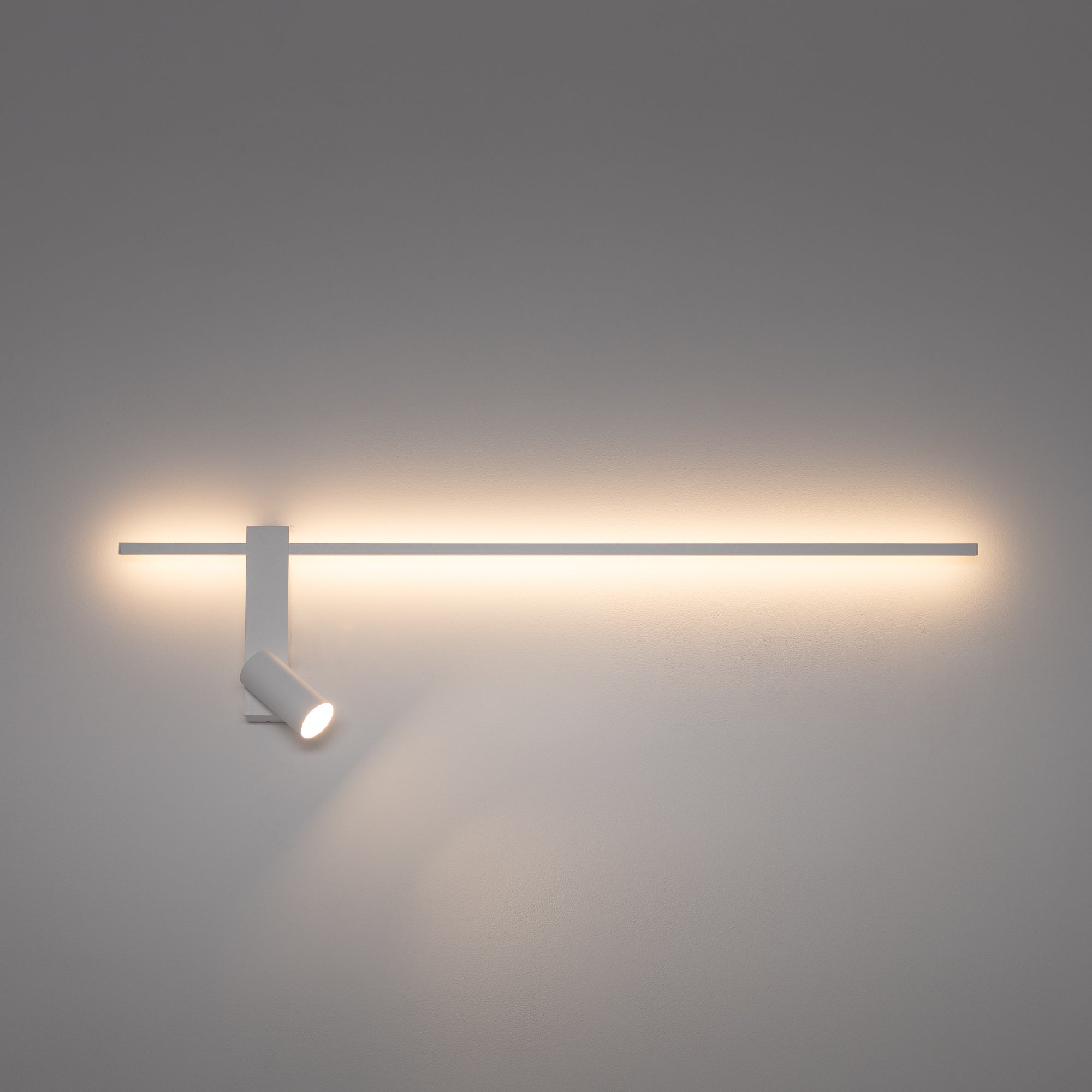 Nowodvorski Kinkiet regulowany z włącznikiem EASY LED LEFT 1x10W only LED, 1x11W LED 50/60Hz - Aluminium - Biały