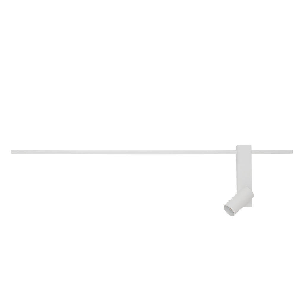 Nowodvorski Kinkiet regulowany z włącznikiem EASY LED RIGHT 1x10W only LED, 1x11W LED 50/60Hz - Aluminium - Biały