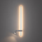 Nowodvorski Kinkiet regulowany z włącznikiem EASY LED RIGHT 1x10W only LED, 1x11W LED 50/60Hz - Aluminium - Biały 11580