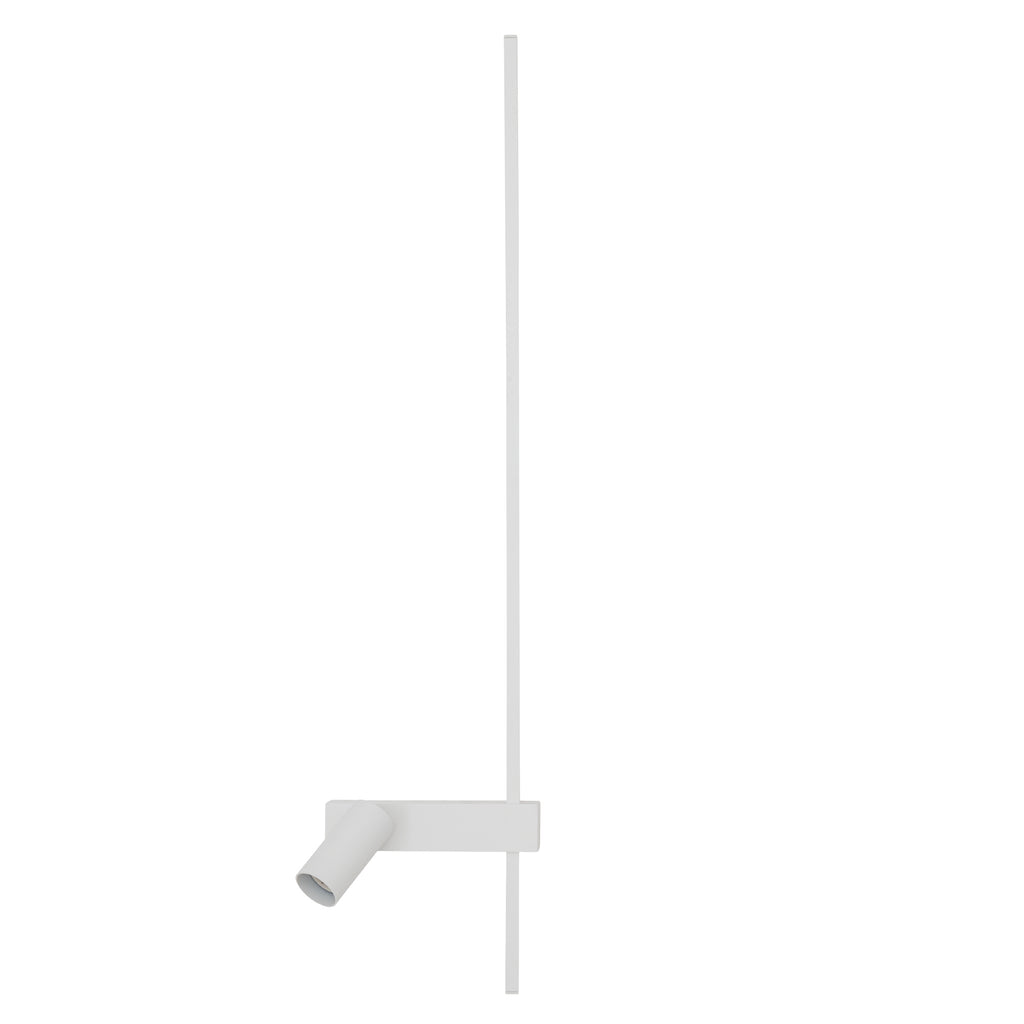 Nowodvorski Kinkiet regulowany z włącznikiem EASY LED RIGHT 1x10W only LED, 1x11W LED 50/60Hz - Aluminium - Biały