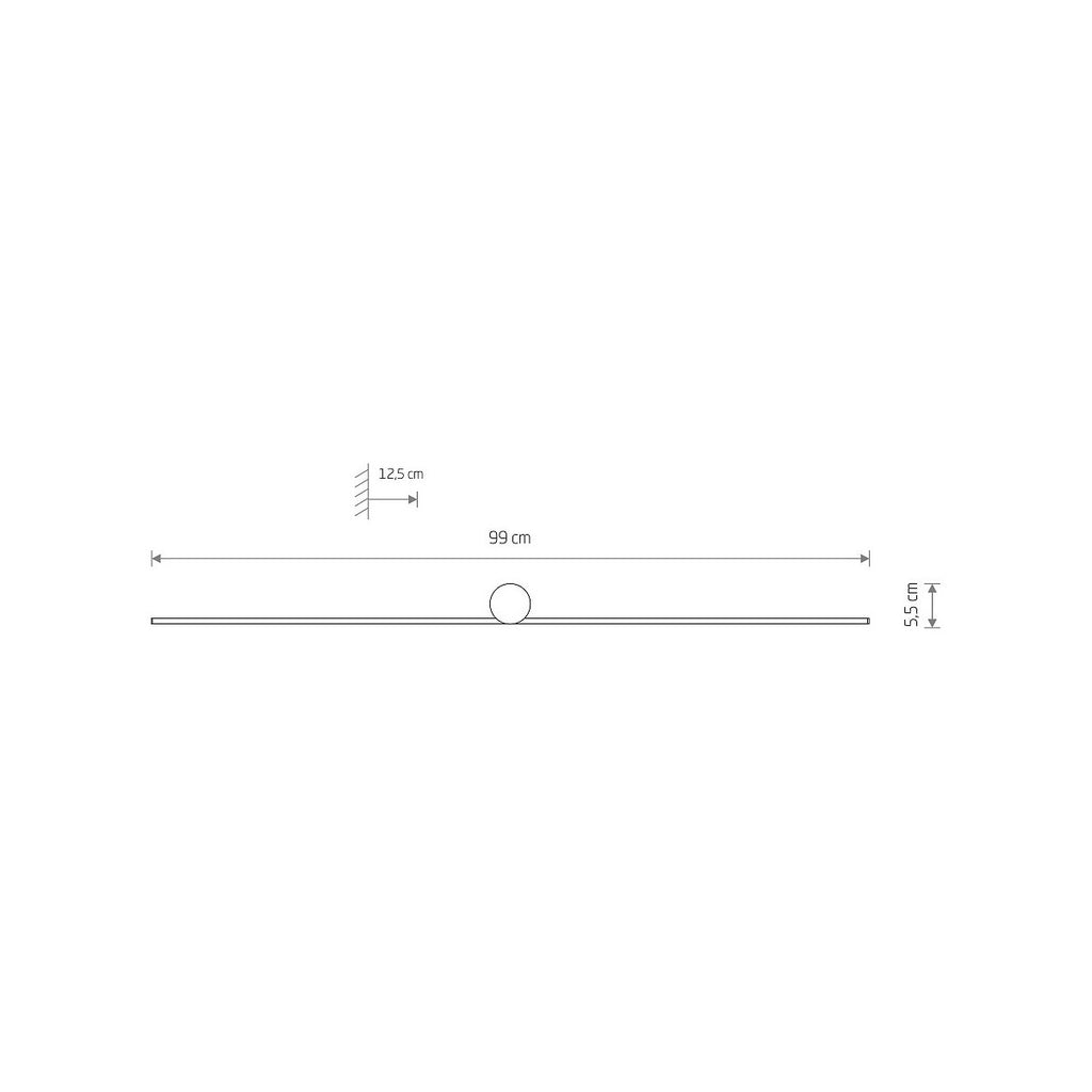 Nowodvorski Kinkiet SPIN LED M 14W 50/60Hz - Aluminium lakierowane - Biały 11586