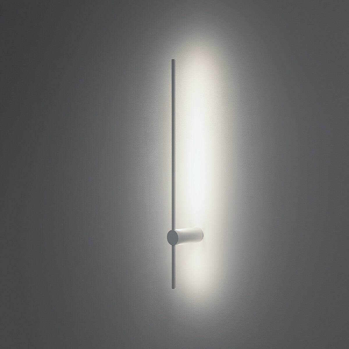 Nowodvorski Kinkiet SABER LED M 11W 50/60Hz - Aluminium lakierowane - Biały II 11592 - lampa włączona